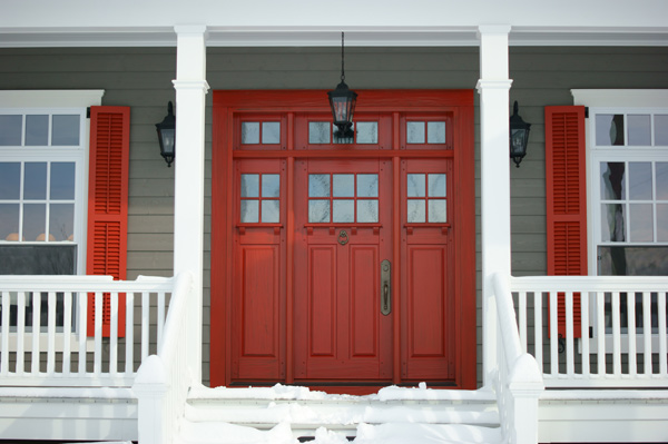 Porte sur mesure en bois massif